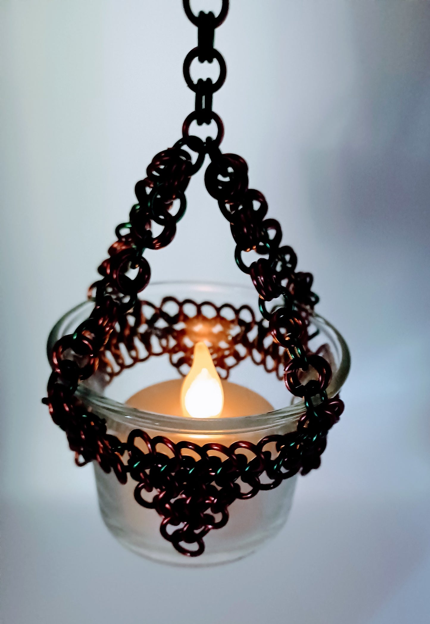 Chainmail Candle