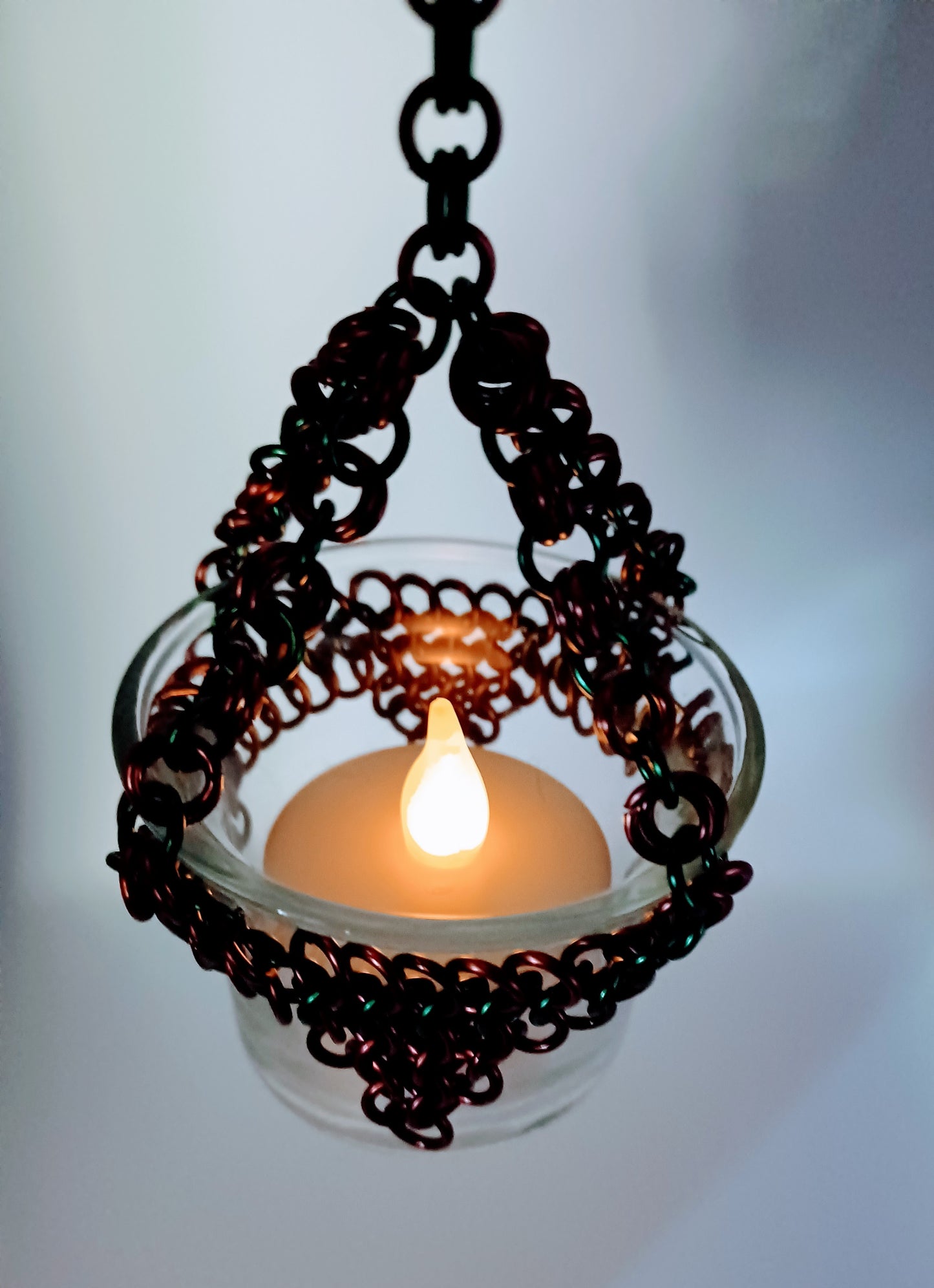 Chainmail Candle
