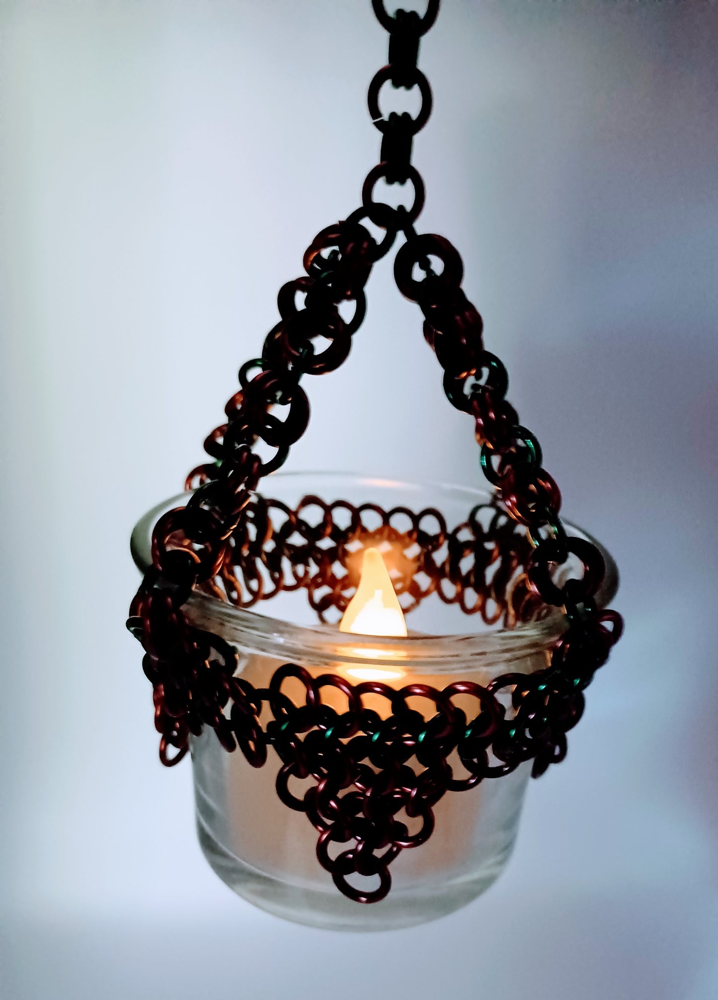 Chainmail Candle