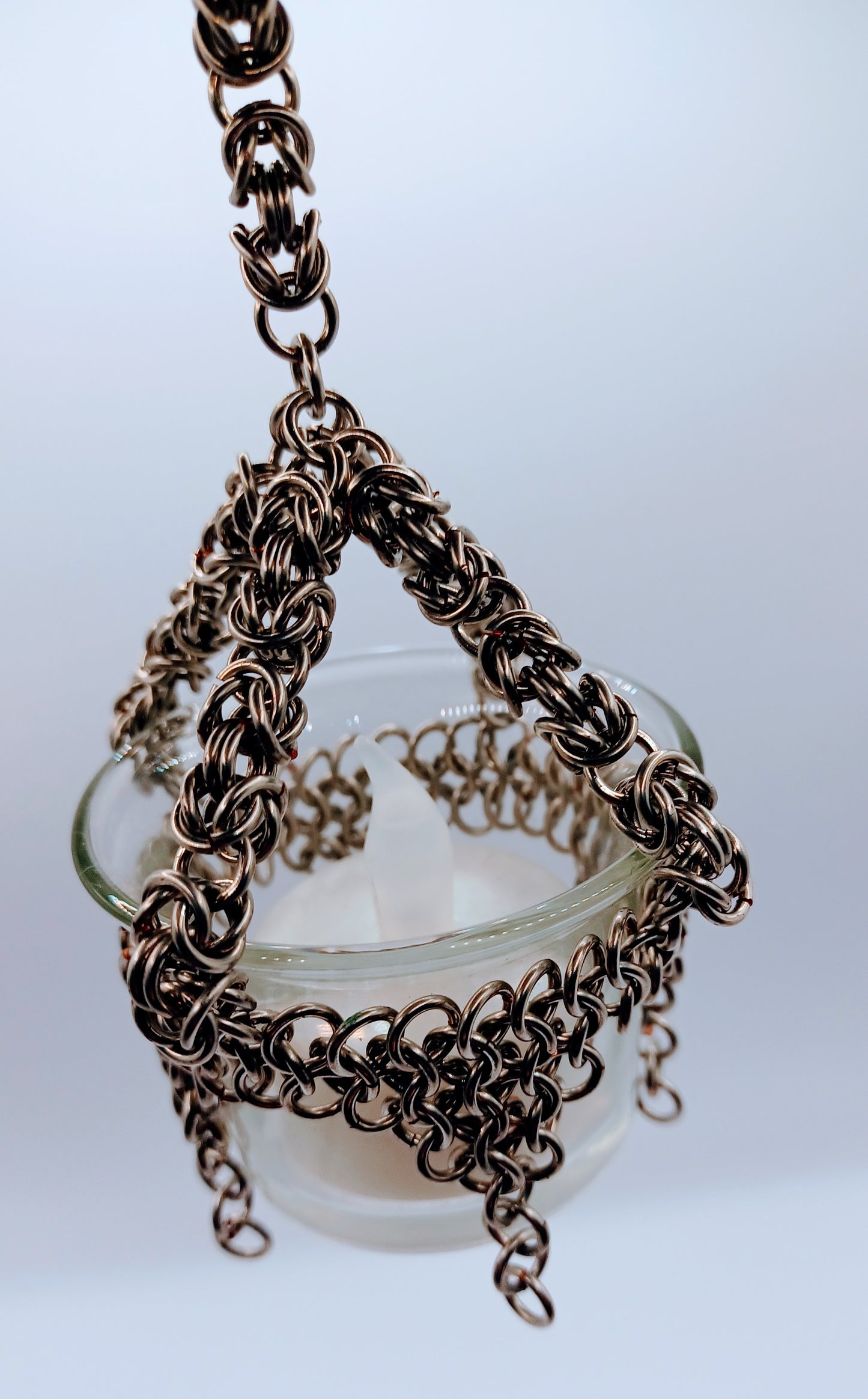 Chainmail Candle