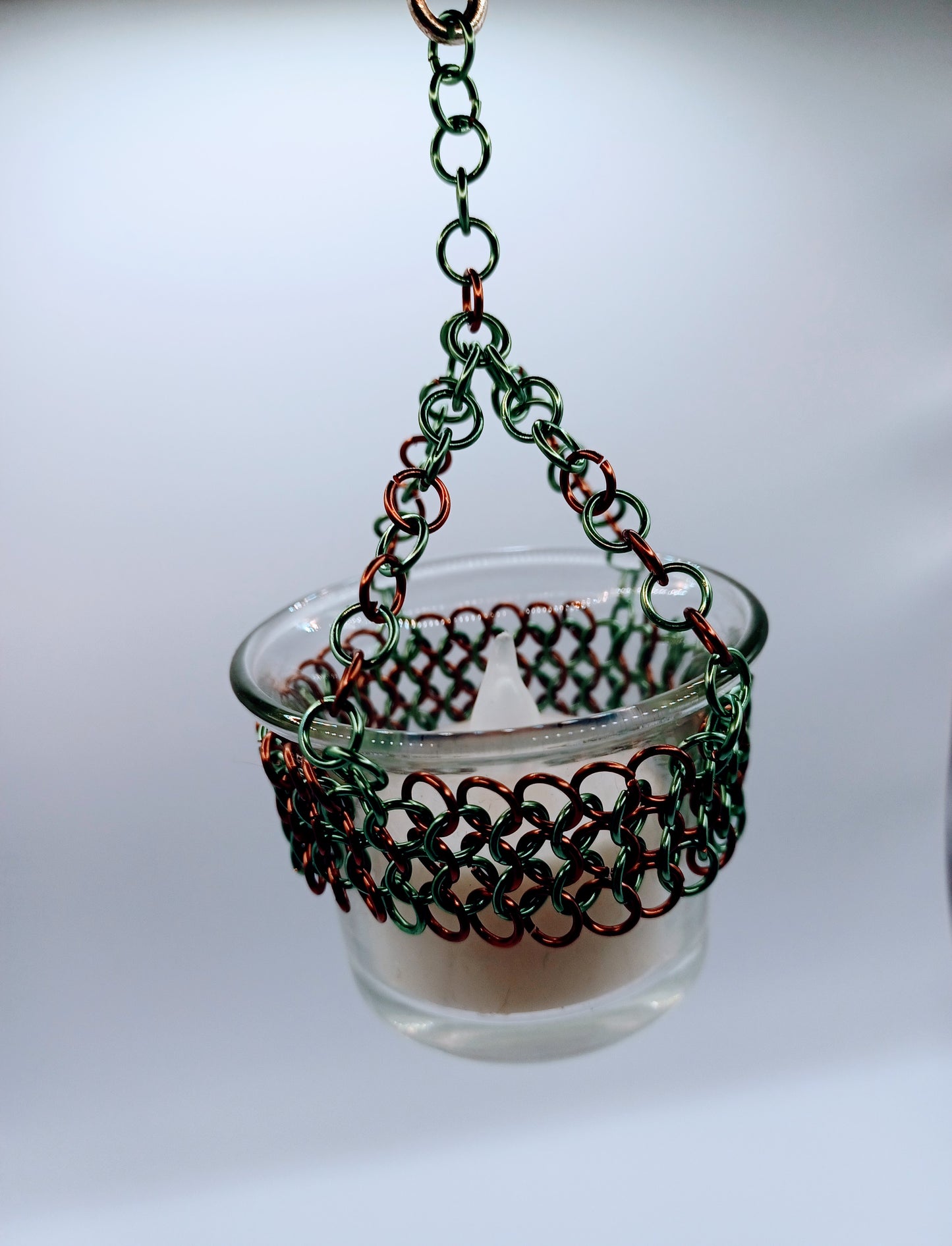Chainmail Candle