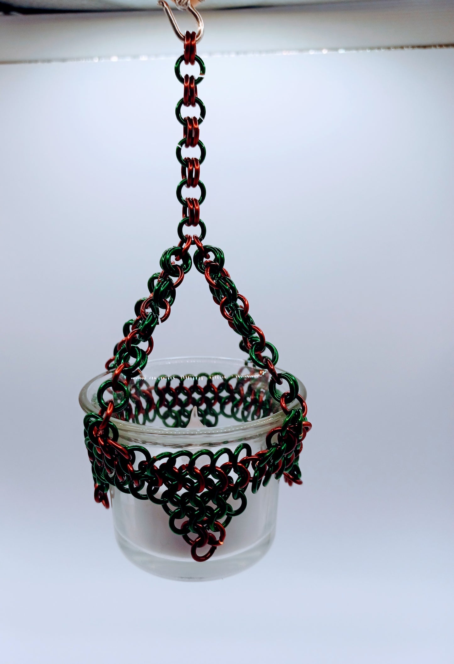 Chainmail Candle