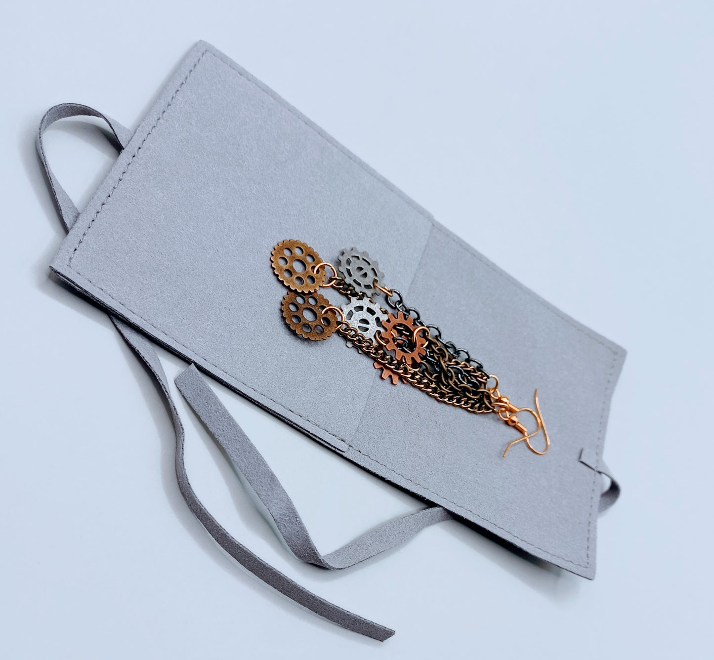 Gears of Chain Earrings