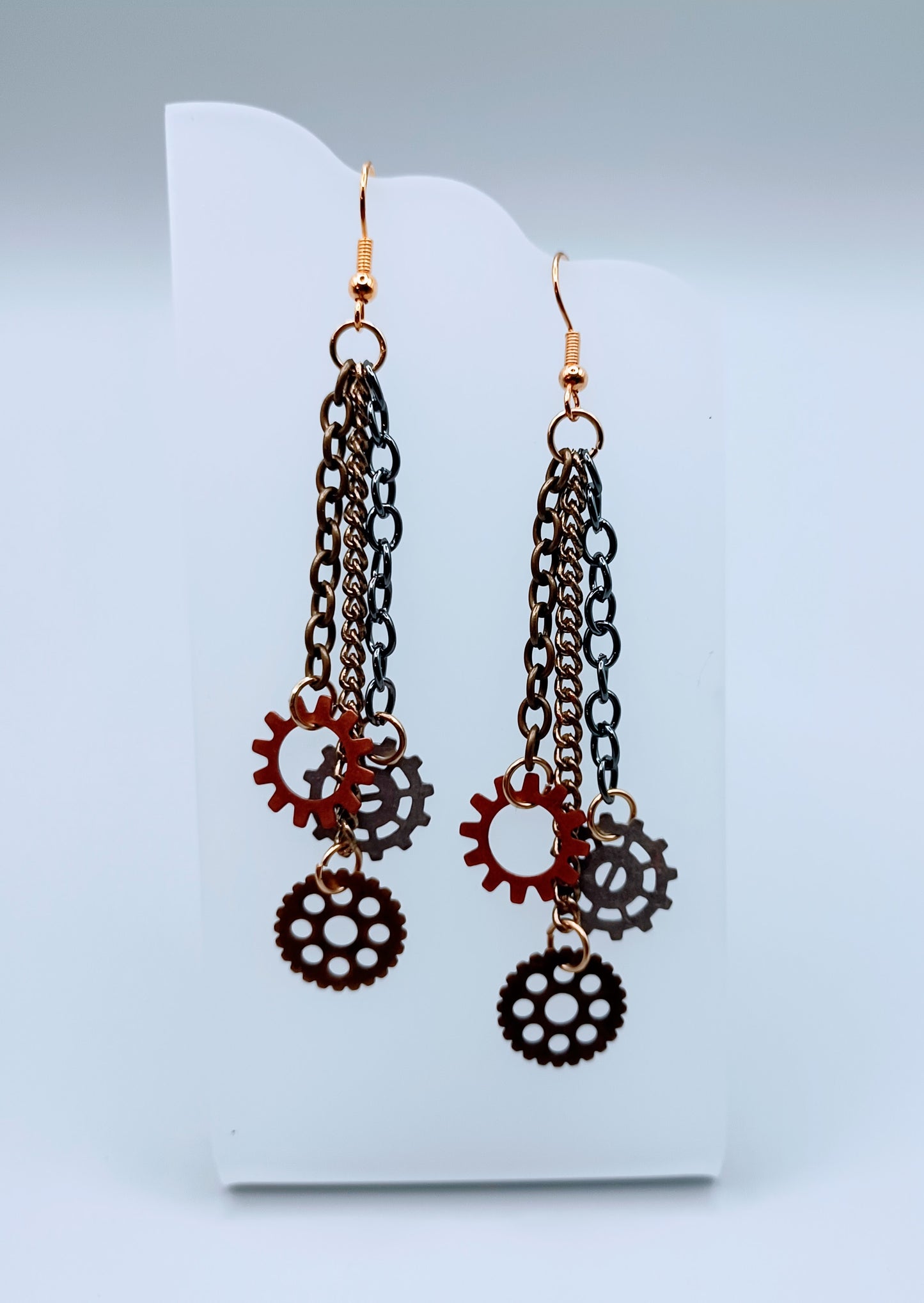 Gears of Chain Earrings