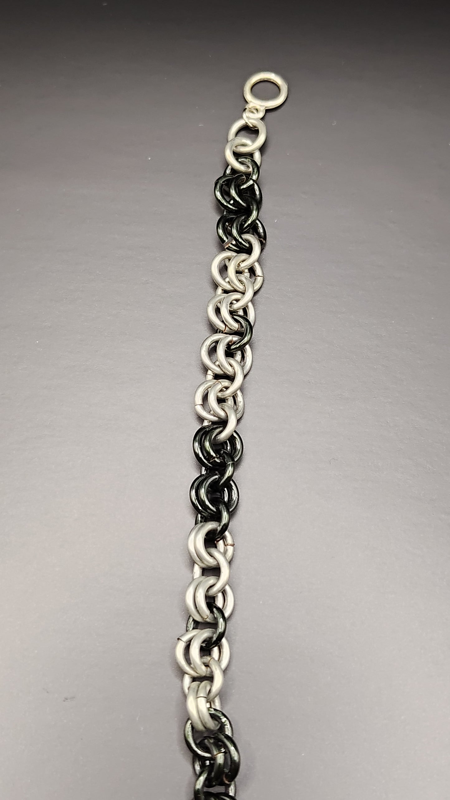 Black And Grey Simple Chain Anklet