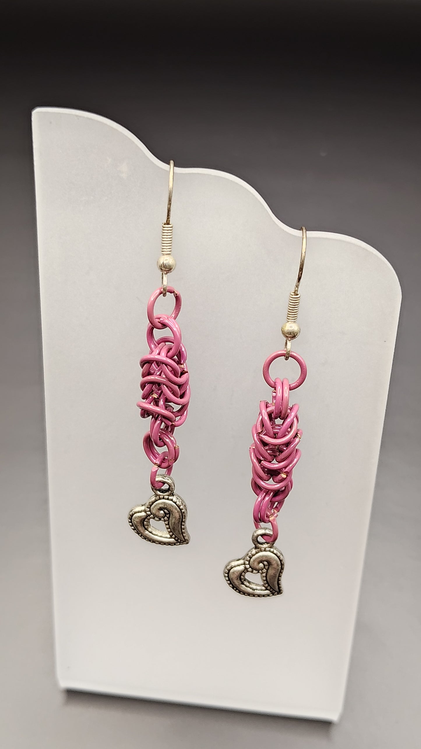 Pink of Heart Earrings