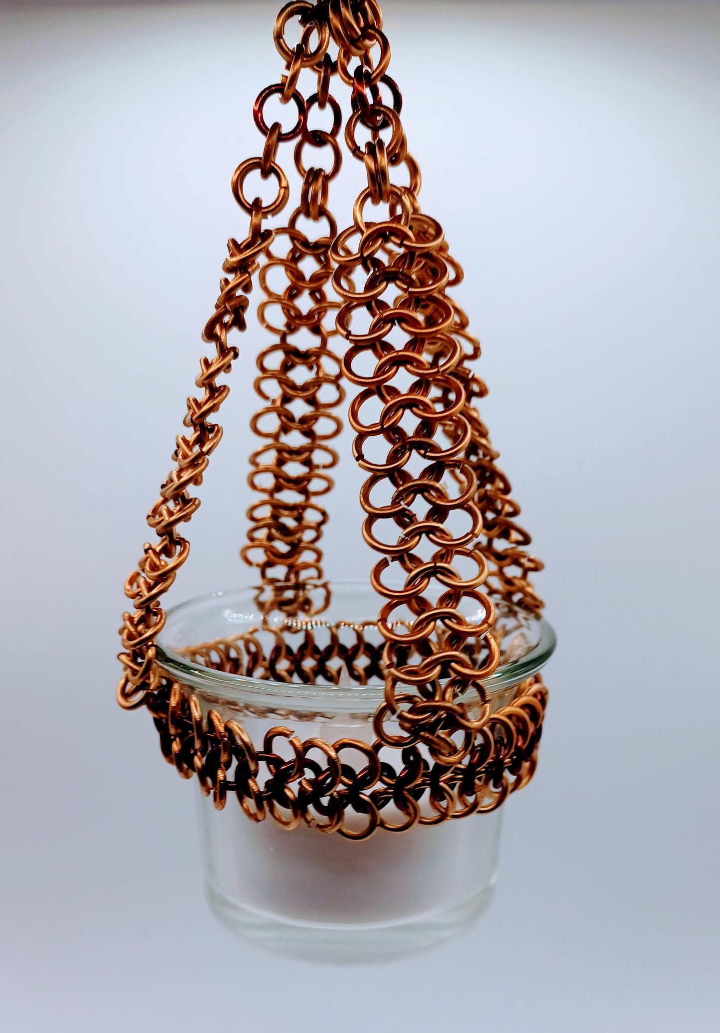 Chainmail Candle