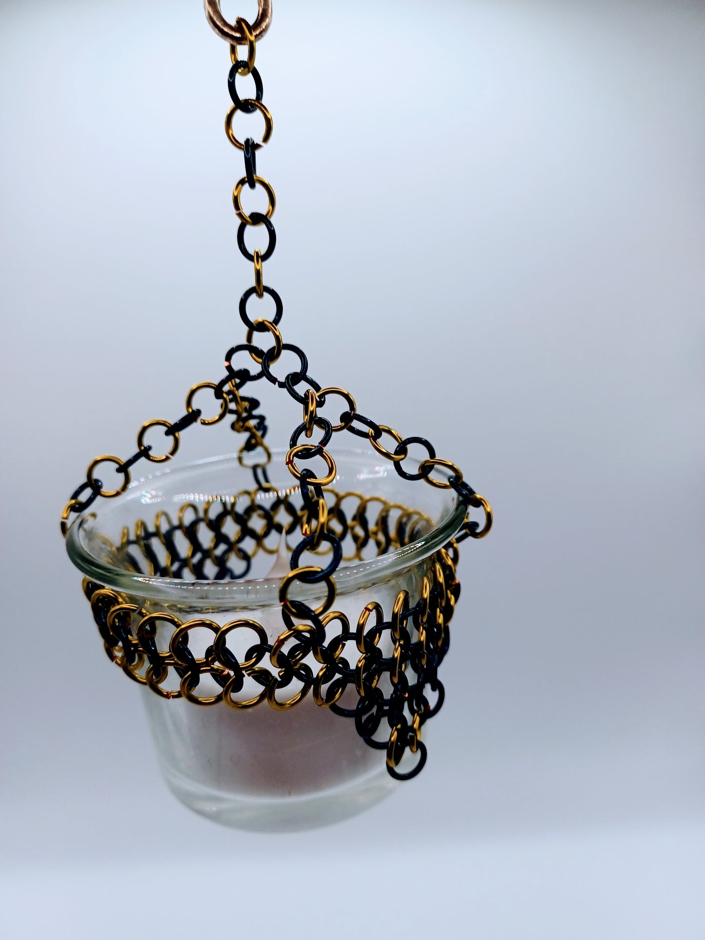 Chainmail Candle