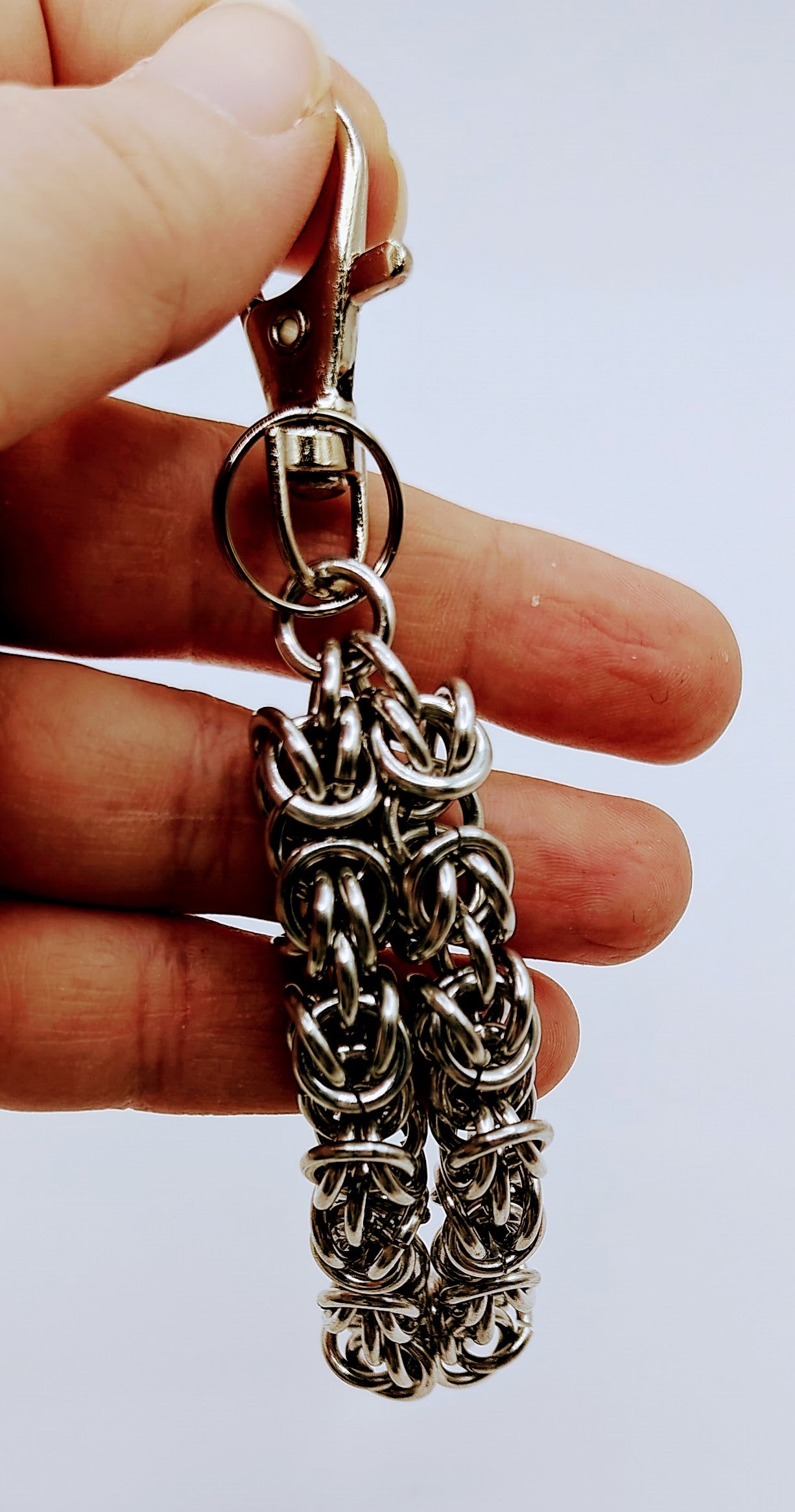 Chainmail Byzantine Key Chain