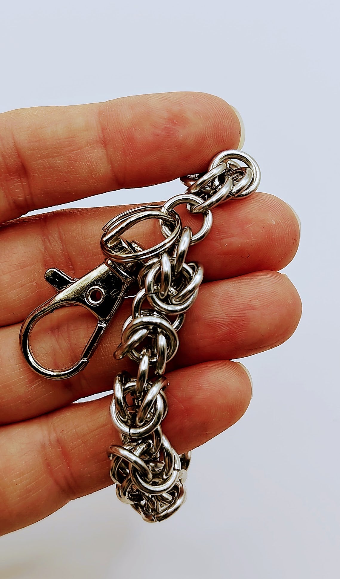 Chainmail Byzantine Key Chain
