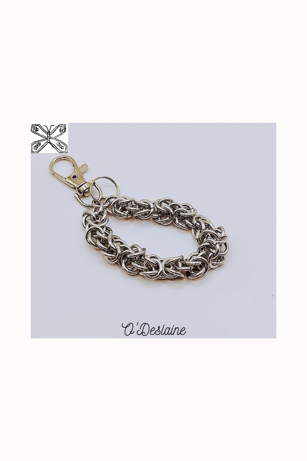Chainmail Byzantine Key Chain