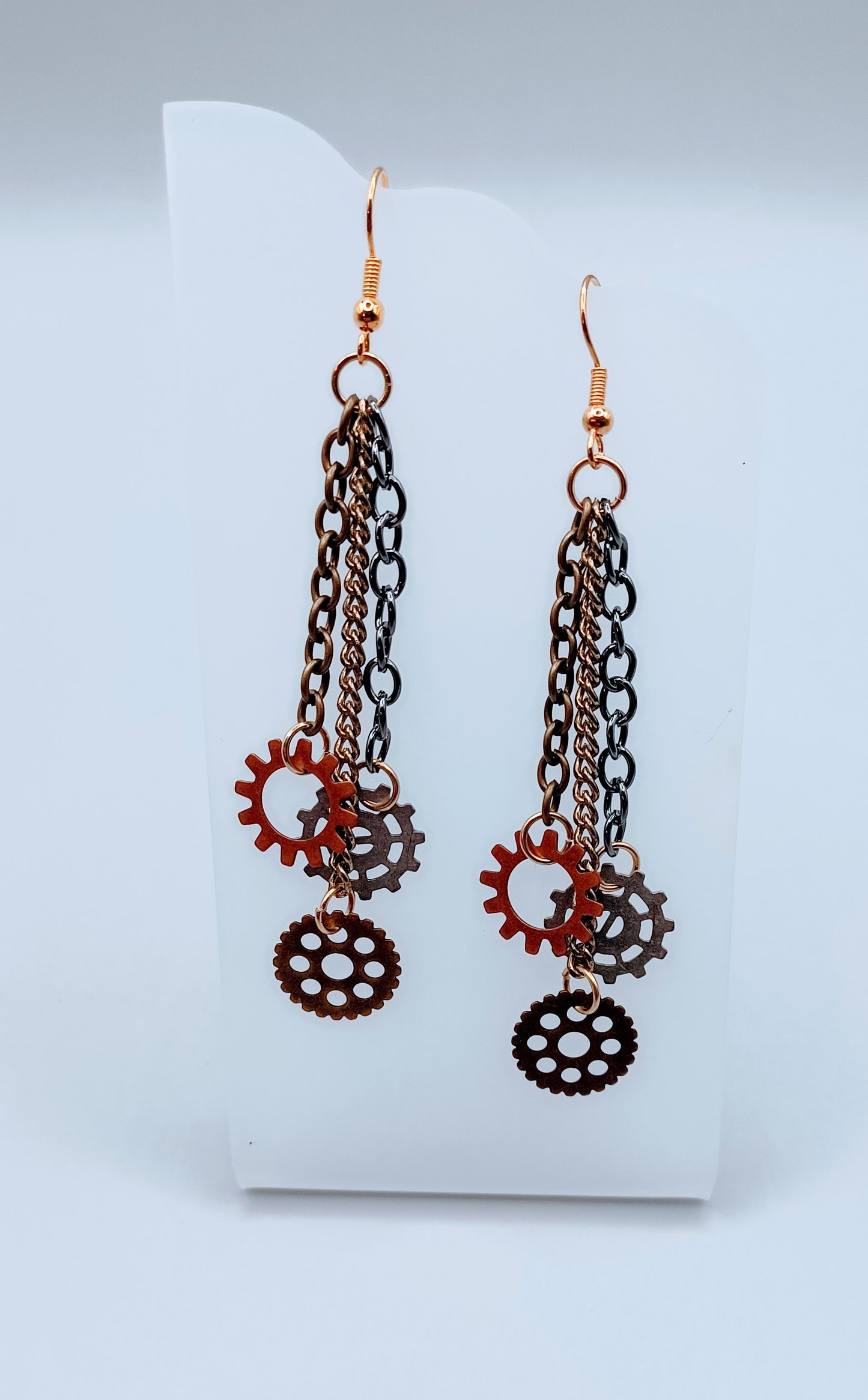 Gears of Chain Earrings