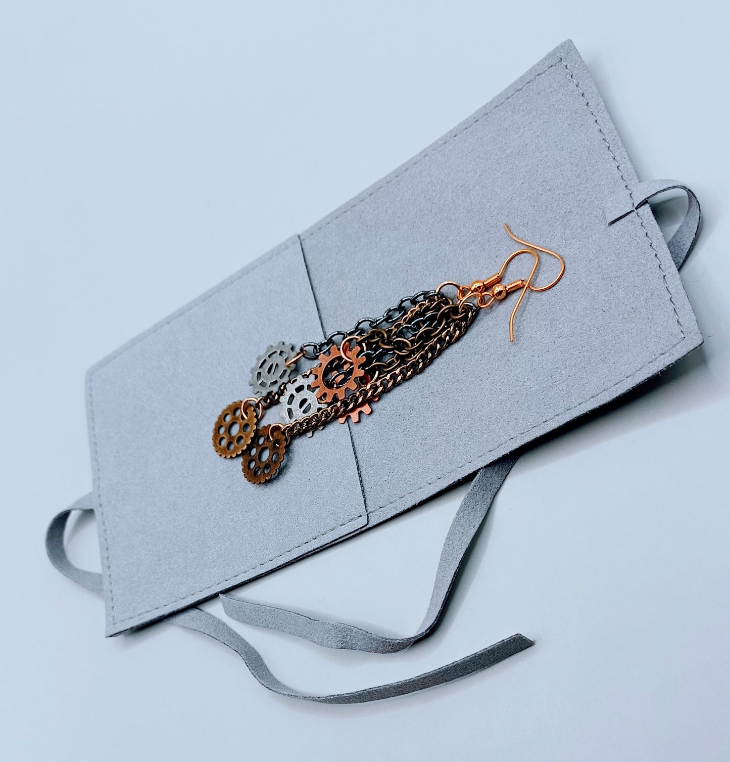 Gears of Chain Earrings