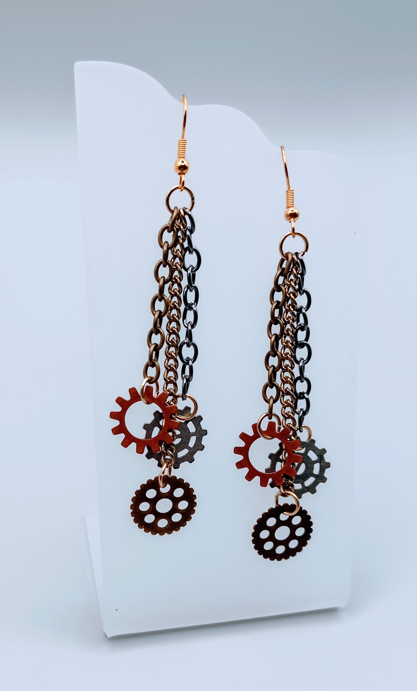 Gears of Chain Earrings