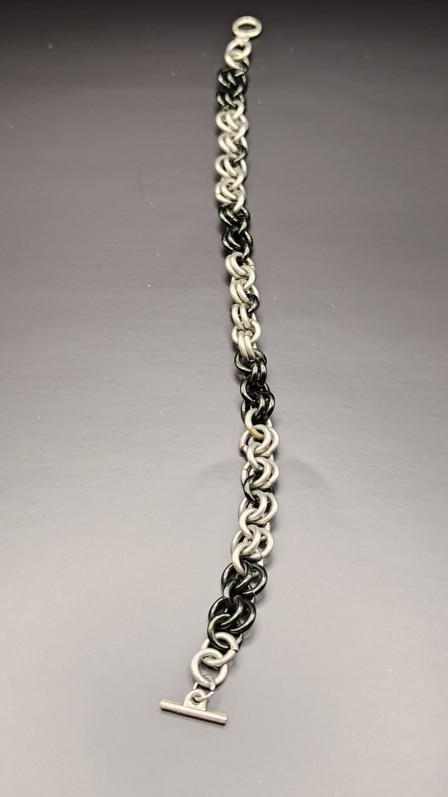 Black And Grey Simple Chain Anklet
