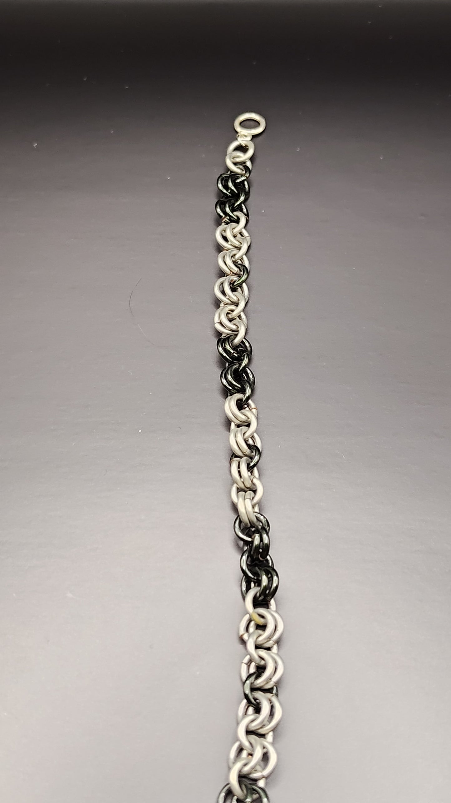 Black And Grey Simple Chain Anklet