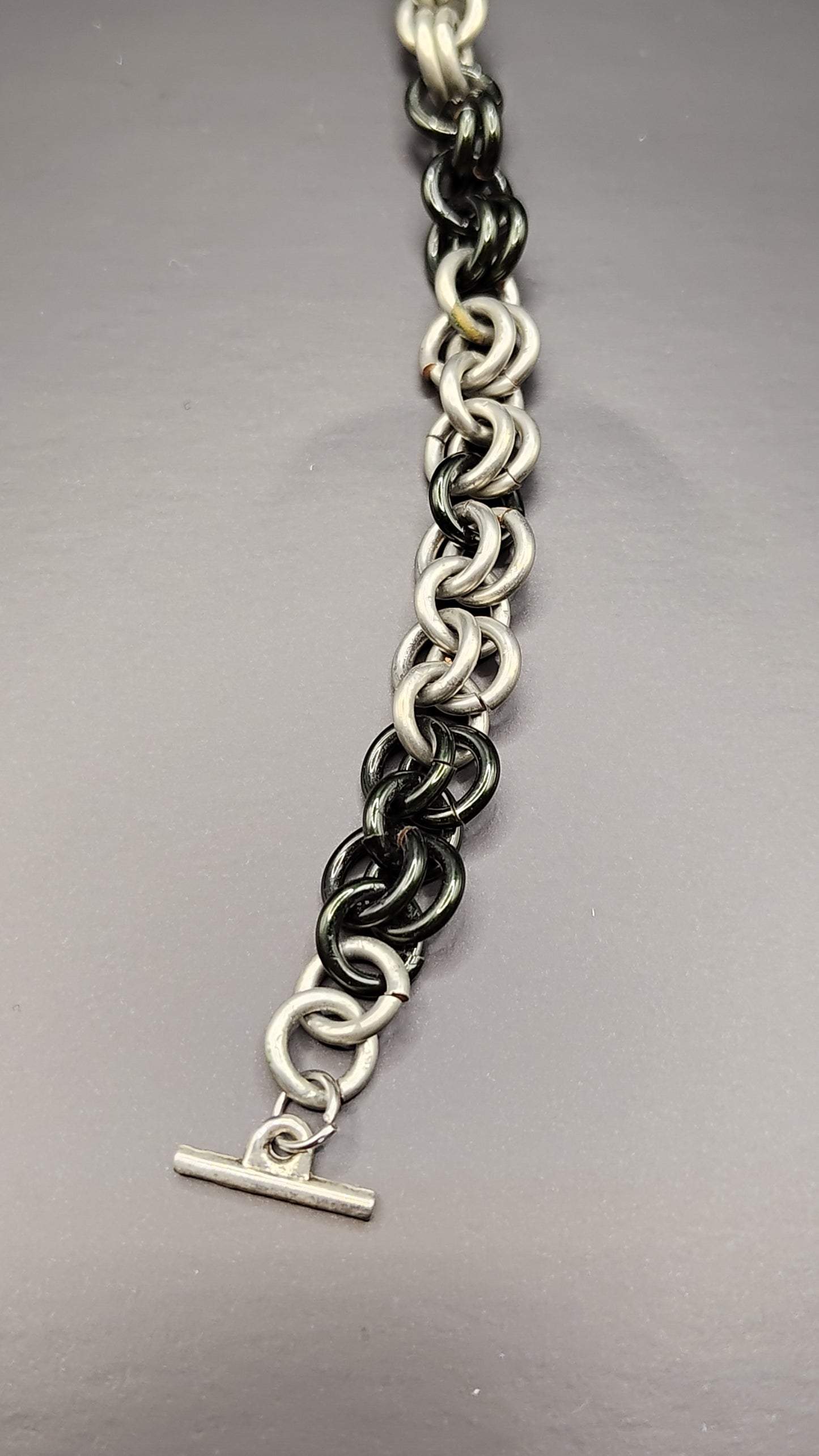 Black And Grey Simple Chain Anklet
