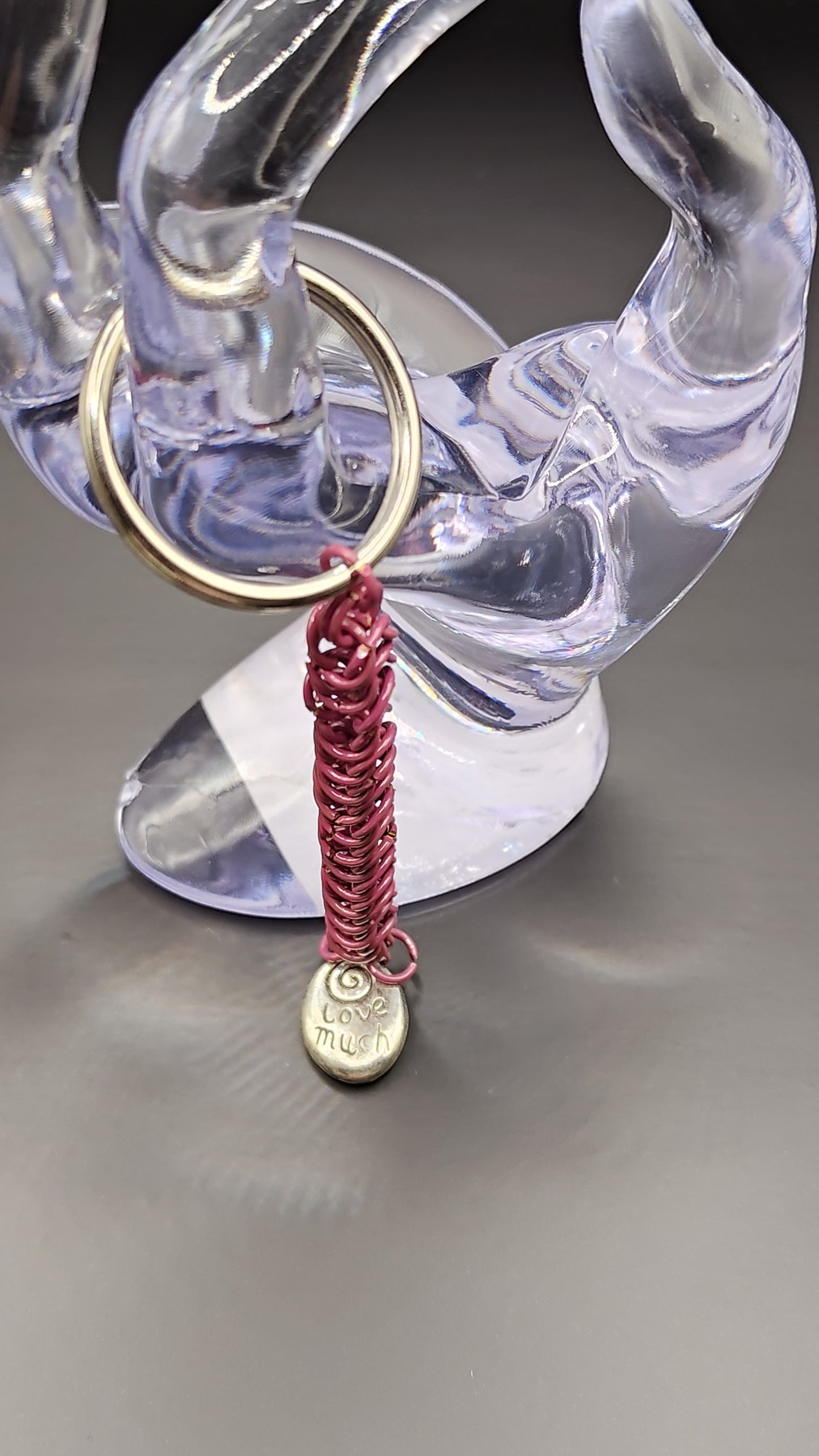 Box Weave Chainmail Key Chain