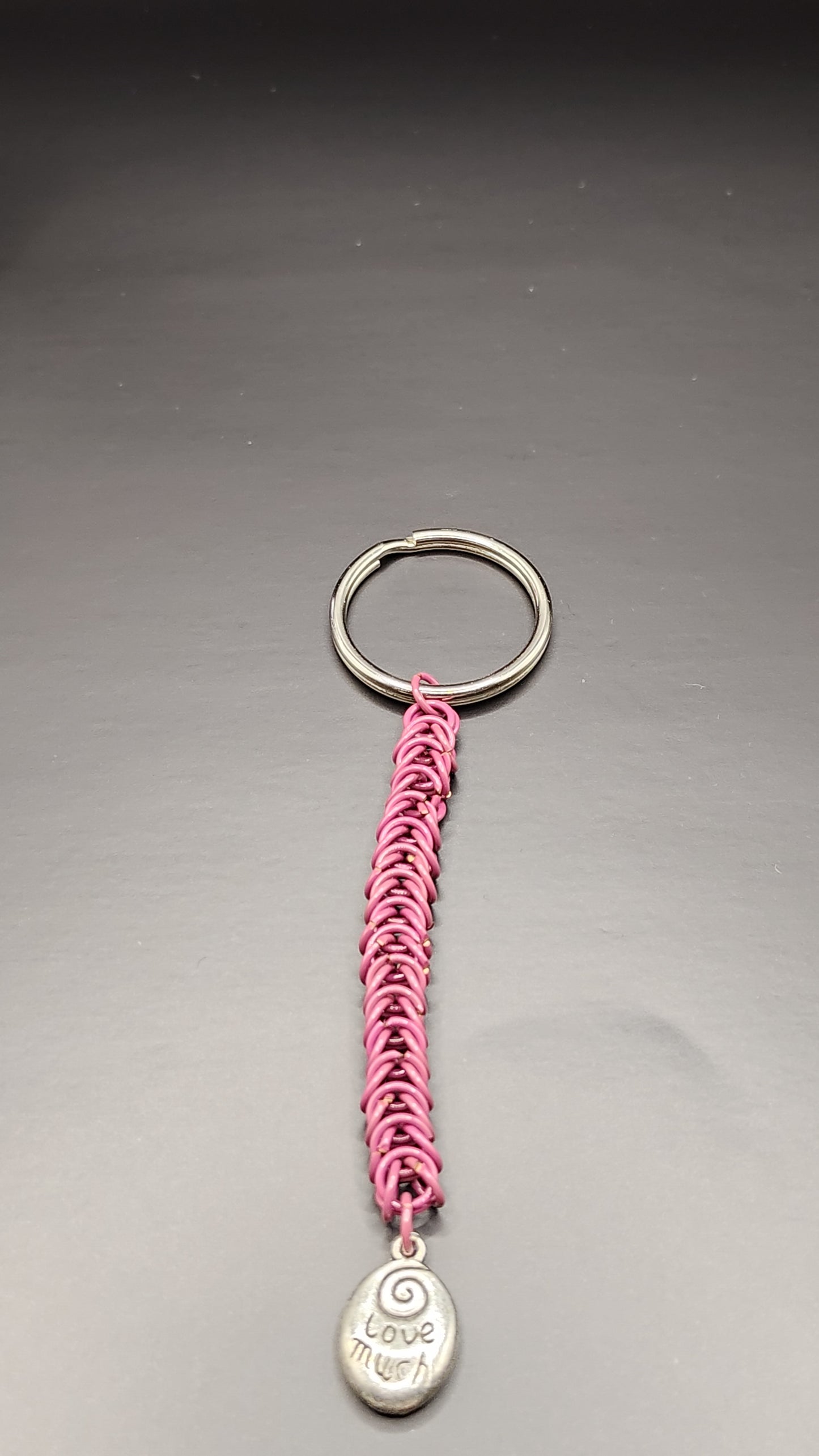 Box Weave Chainmail Key Chain