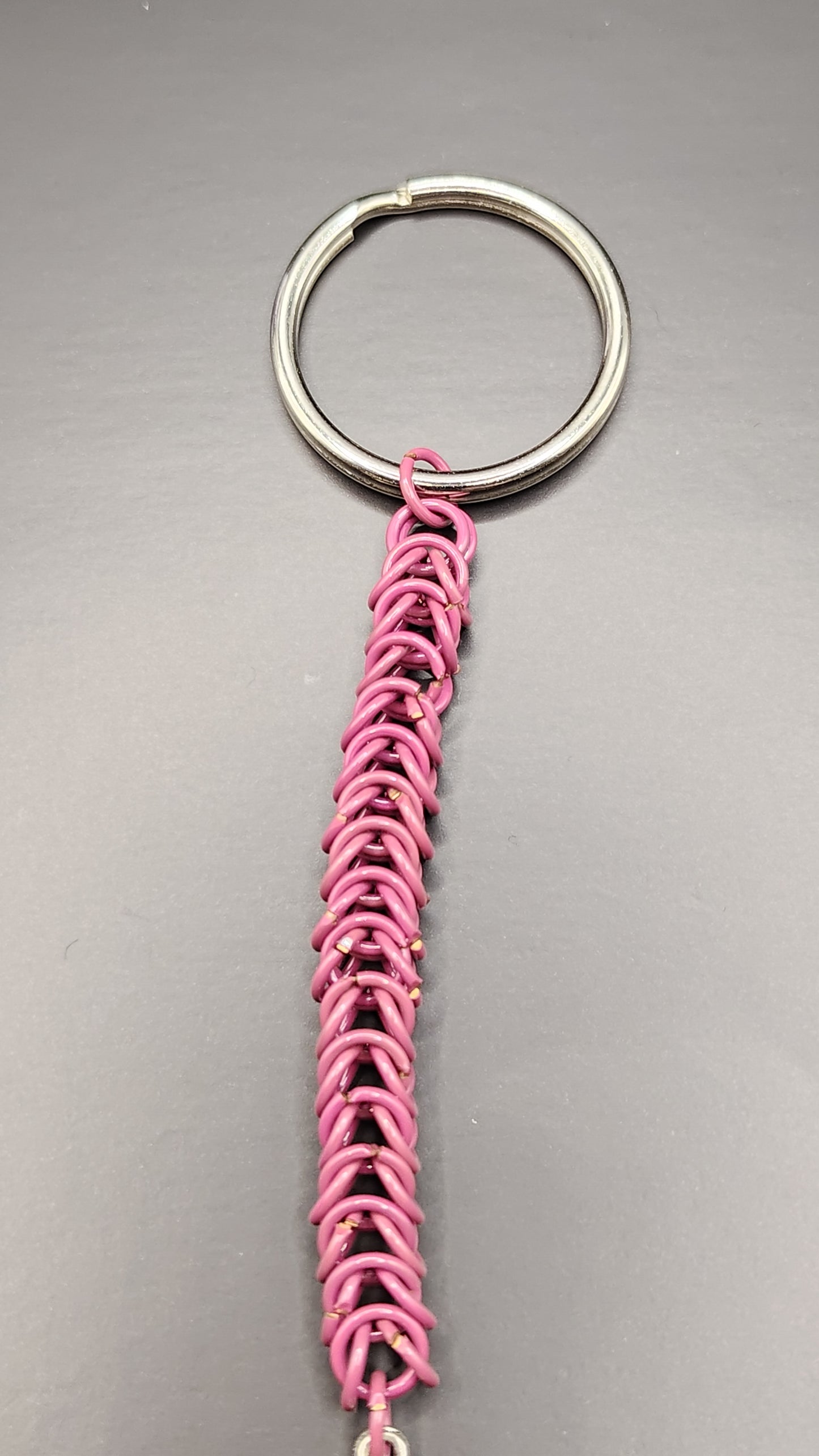 Box Weave Chainmail Key Chain