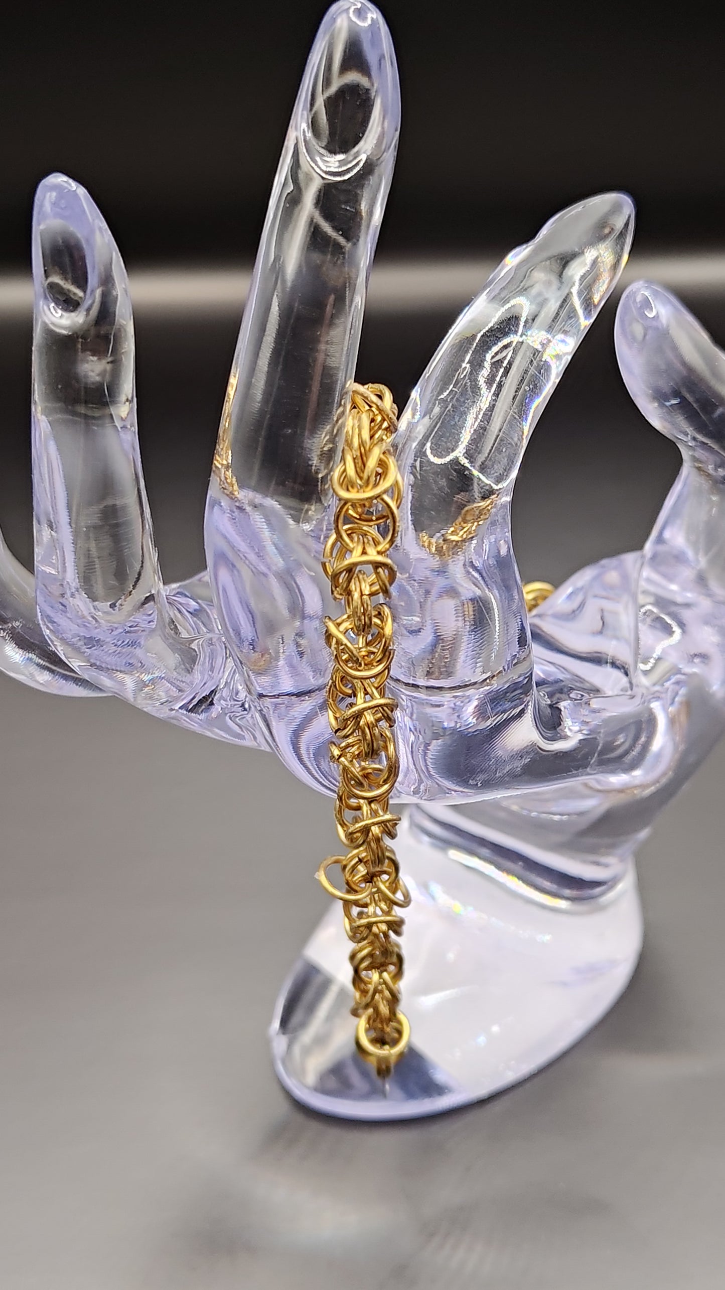 Light Byzantine Brass Bracelet