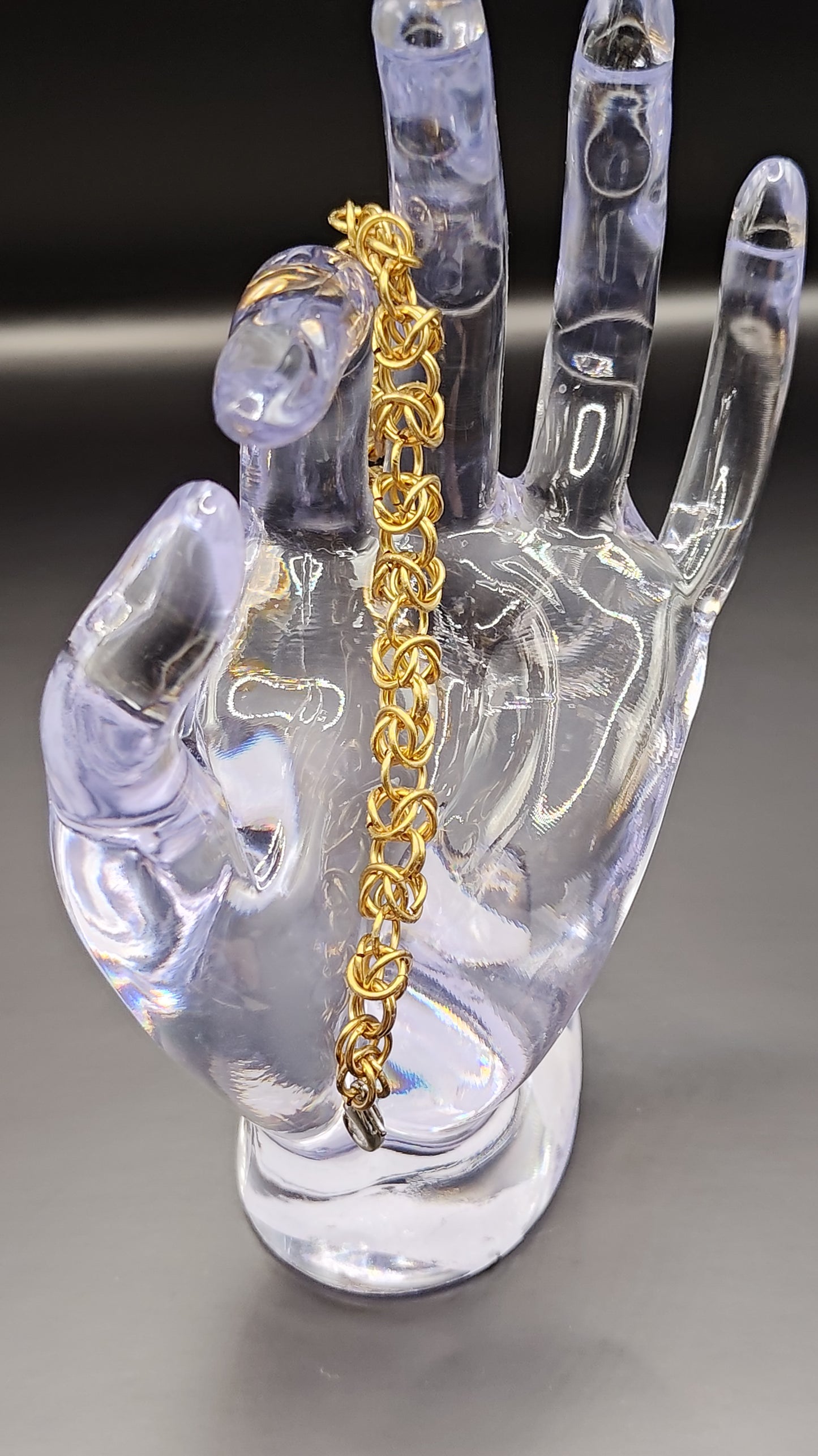 Light Byzantine Brass Bracelet