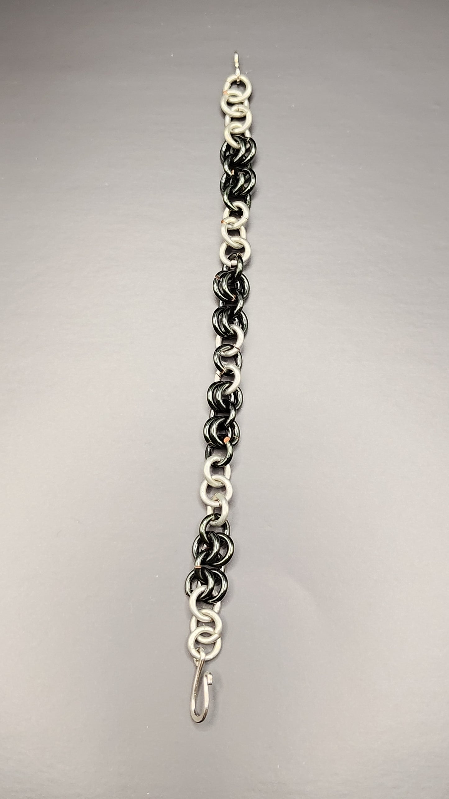 Black and Grey Simple Chain Bracelet
