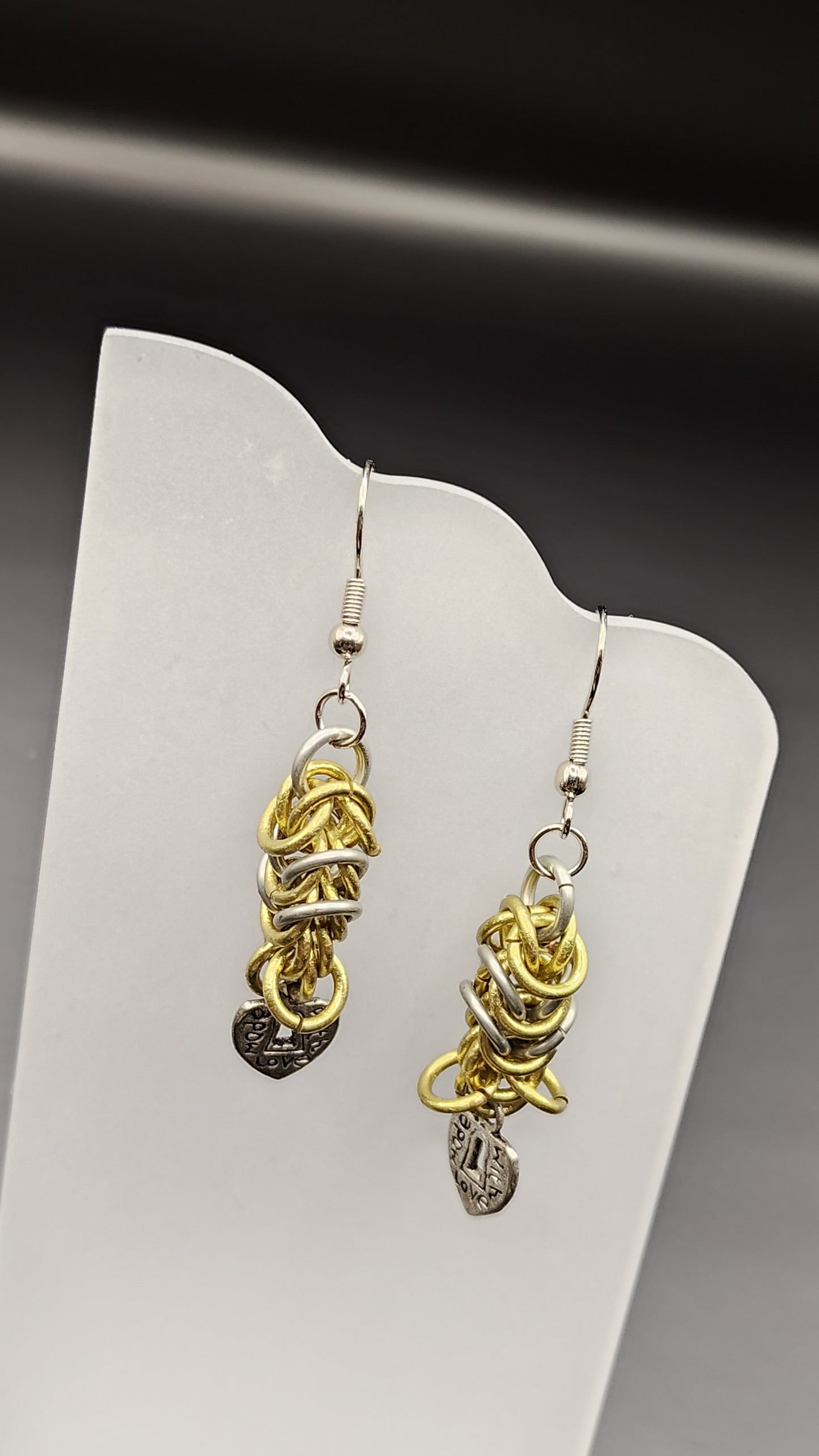 Byzantine Heart Locket Earrings