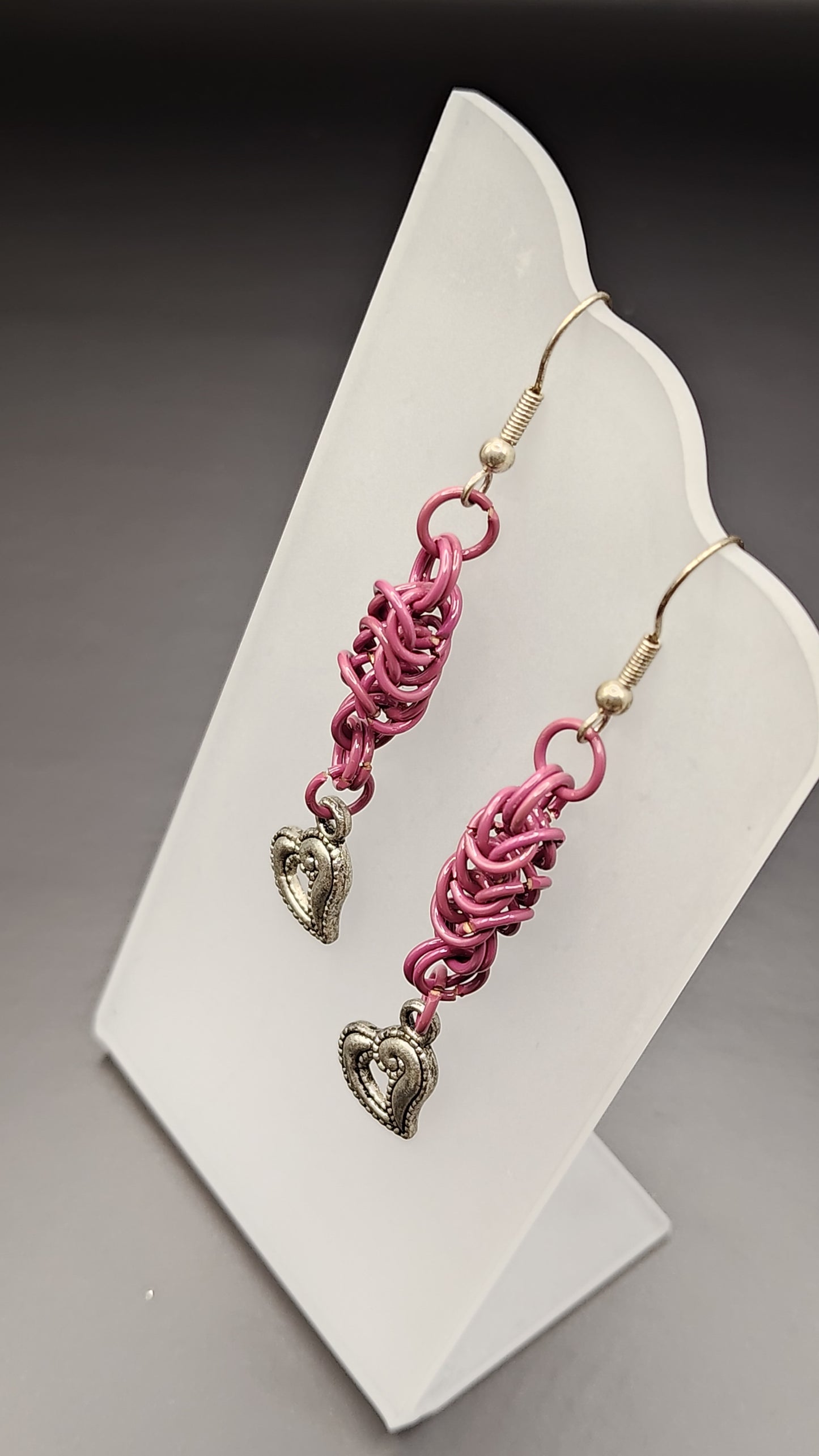 Pink of Heart Earrings