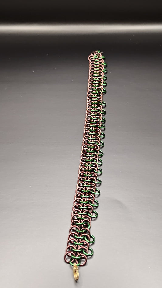 Green & Brown European Four in One Anklet