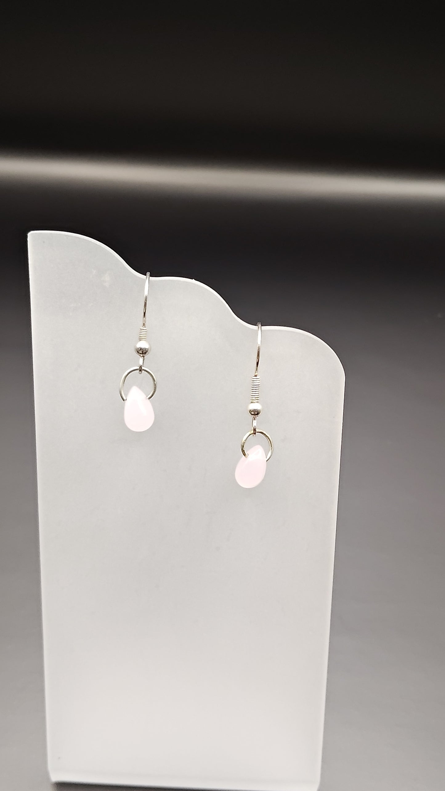 Pink Drop Earrings