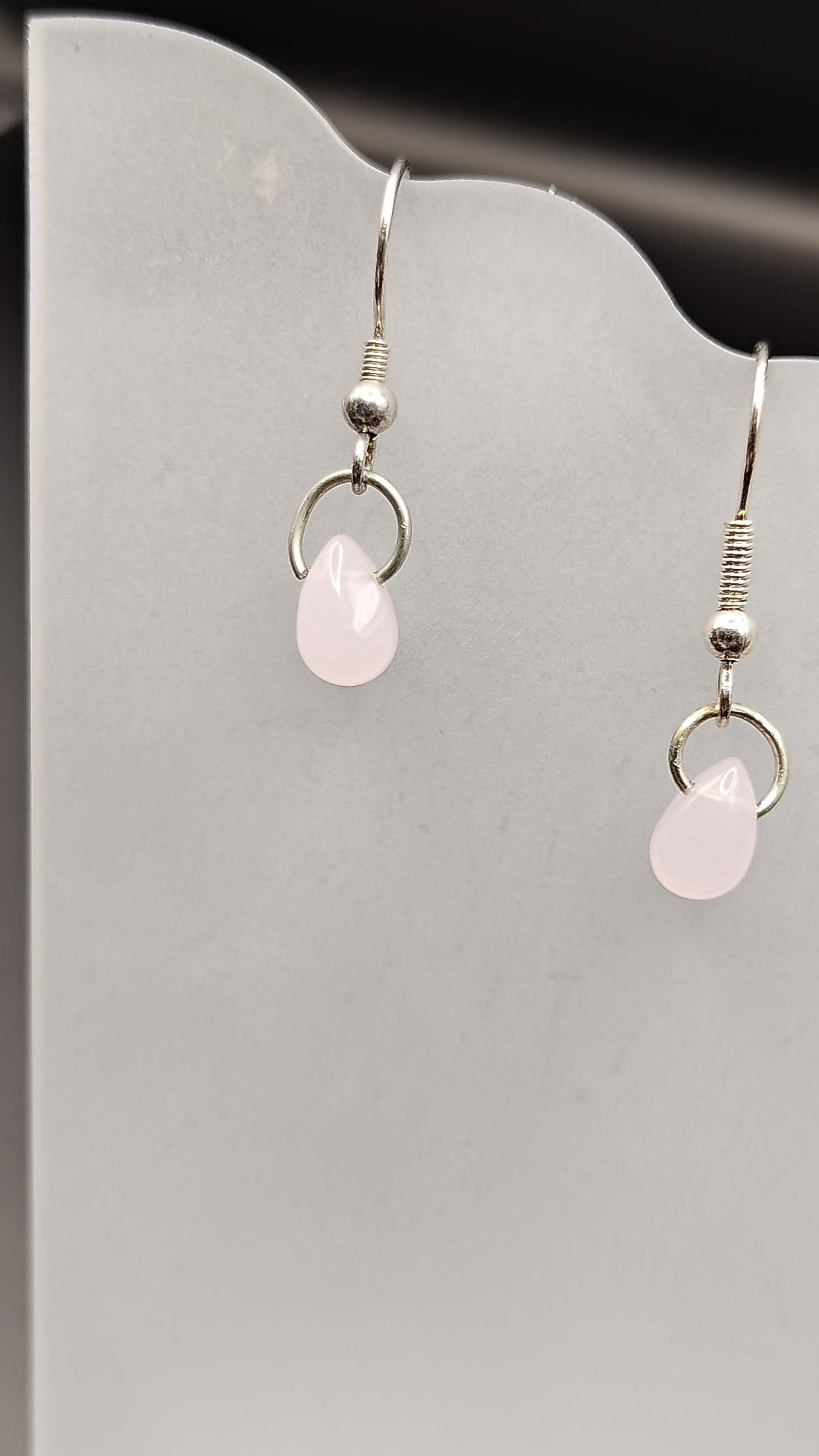 Pink Drop Earrings